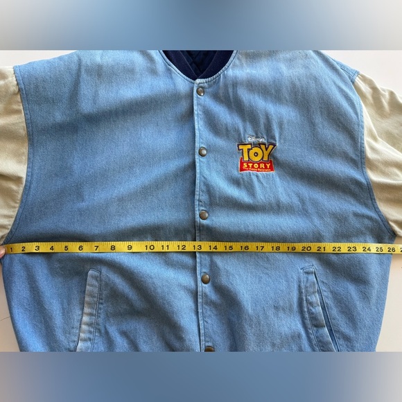 Vintage 90s Toy Story Varsity Jacket Distressed - Picture 9 of 16